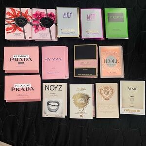 Design designer woman's perfume samples